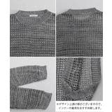 レディースクルーネック サマーニット着やせ レイヤードプルオーバー | SUNSHINE CLOSET | 詳細画像24