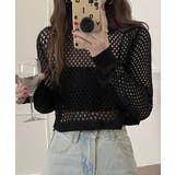 レディースクルーネック サマーニット着やせ レイヤードプルオーバー | SUNSHINE CLOSET | 詳細画像5
