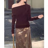 オフショルニットトップスサイドタック長袖 | SUNSHINE CLOSET | 詳細画像8 