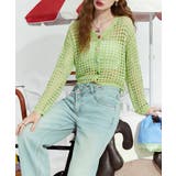 透かし編みシアーカーディガン レディース可愛いサマーニット羽織り きれいめ春夏服… | SUNSHINE CLOSET | 詳細画像12 