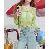 透かし編みシアーカーディガン レディース可愛いサマーニット羽織り きれいめ春夏服… | SUNSHINE CLOSET | 詳細画像14 