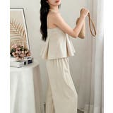 レディース 大人可愛いセットアップ バックシャーリングキャミソール | SUNSHINE CLOSET | 詳細画像4 