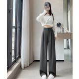 ワイドパンツ ツータックスラックスパンツ | SUNSHINE CLOSET | 詳細画像17 