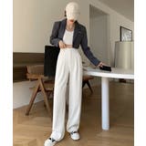 ワイドパンツ ツータックスラックスパンツ | SUNSHINE CLOSET | 詳細画像9 