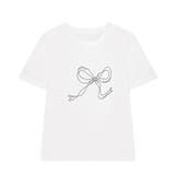 リボンプリントTシャツ レディース 半袖 | ANGELCLOSET | 詳細画像19