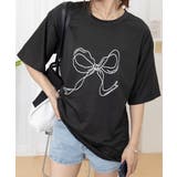 リボンプリントTシャツ レディース 半袖 | ANGELCLOSET | 詳細画像21
