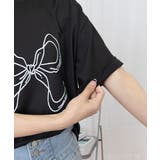 リボンプリントTシャツ レディース 半袖 | ANGELCLOSET | 詳細画像22
