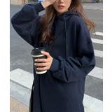 裏起毛 ロングパーカーワンピース 着やせ | SUNSHINE CLOSET | 詳細画像13