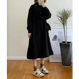 裏起毛 ロングパーカーワンピース 着やせ | SUNSHINE CLOSET | 詳細画像7