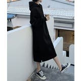 裏起毛 ロングパーカーワンピース 着やせ | SUNSHINE CLOSET | 詳細画像8