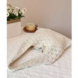 透かし編みニットバッグ韓国風トートバッグ | SUNSHINE CLOSET | 詳細画像13 