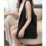 透かし編みニットバッグ韓国風トートバッグ | SUNSHINE CLOSET | 詳細画像4 