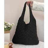 透かし編みニットバッグ韓国風トートバッグ | SUNSHINE CLOSET | 詳細画像5 