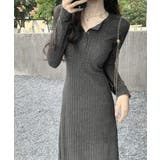 リブニットワンピース 長袖 ロングワンピ | SUNSHINE CLOSET | 詳細画像16 