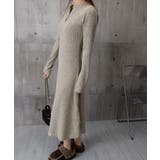 リブニットワンピース 長袖 ロングワンピ | SUNSHINE CLOSET | 詳細画像22 