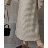 リブニットワンピース 長袖 ロングワンピ | SUNSHINE CLOSET | 詳細画像23 