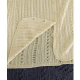 Vネック羽織り 透かし編みニット 程よい透け感前開きサマーニット | SUNSHINE CLOSET | 詳細画像21 