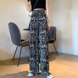 柄 プリーツワイドパンツ 夏レディース | SUNSHINE CLOSET | 詳細画像13