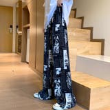 柄 プリーツワイドパンツ 夏レディース | SUNSHINE CLOSET | 詳細画像4