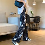 柄 プリーツワイドパンツ 夏レディース | SUNSHINE CLOSET | 詳細画像5