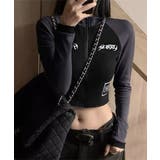 ロゴジップアップ クロップドトップス長袖 | SUNSHINE CLOSET | 詳細画像1