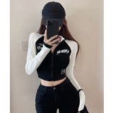 ロゴジップアップ クロップドトップス長袖 | SUNSHINE CLOSET | 詳細画像10