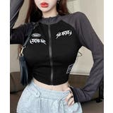 ロゴジップアップ クロップドトップス長袖 | SUNSHINE CLOSET | 詳細画像11