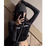 ロゴジップアップ クロップドトップス長袖 | SUNSHINE CLOSET | 詳細画像2
