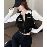 ロゴジップアップ クロップドトップス長袖 | SUNSHINE CLOSET | 詳細画像9