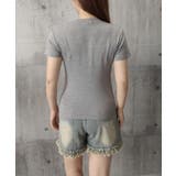 フロントボタンtシャツレディース クルーネックtシャツ きれいめカジュアル | SUNSHINE CLOSET | 詳細画像22