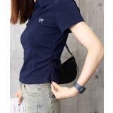 Vネックポロシャツ レディースTシャツ夏 | ANGELCLOSET | 詳細画像21