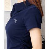 Vネックポロシャツ レディースTシャツ夏 | ANGELCLOSET | 詳細画像22