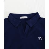 Vネックポロシャツ レディースTシャツ夏 | ANGELCLOSET | 詳細画像26