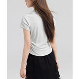 Vネックポロシャツ レディースTシャツ夏 | ANGELCLOSET | 詳細画像3