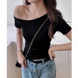 ワンショルダーTシャツオフショルダー夏服 | SUNSHINE CLOSET | 詳細画像1 
