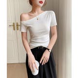 ワンショルダーTシャツオフショルダー夏服 | SUNSHINE CLOSET | 詳細画像15 