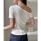ワンショルダーTシャツオフショルダー夏服 | SUNSHINE CLOSET | 詳細画像7 