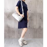 ワンポイントワンピース 大人可愛いAラインワンピ 細見え半袖ワンピース | SUNSHINE CLOSET | 詳細画像24 