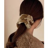 韓国風ヘアゴム ふわふわニットシュシュ 大人かわいいまとめ髪ゴム | SUNSHINE CLOSET | 詳細画像1
