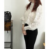 シアーブラウス バルーンスリーブ 韓国風 | SUNSHINE CLOSET | 詳細画像9 