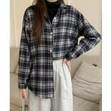 レディースチェックシャツブラウスレトロ風 | SUNSHINE CLOSET | 詳細画像10