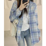 レディースチェックシャツブラウスレトロ風 | SUNSHINE CLOSET | 詳細画像17