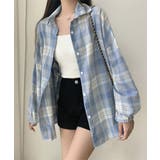 レディースチェックシャツブラウスレトロ風 | SUNSHINE CLOSET | 詳細画像18