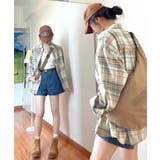 レディースチェックシャツブラウスレトロ風 | SUNSHINE CLOSET | 詳細画像23