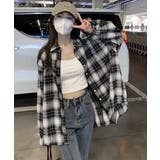 レディースチェックシャツブラウスレトロ風 | SUNSHINE CLOSET | 詳細画像6