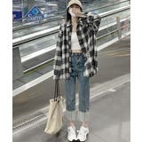 レディースチェックシャツブラウスレトロ風 | SUNSHINE CLOSET | 詳細画像8