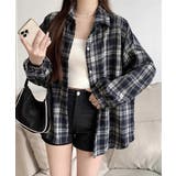 レディースチェックシャツブラウスレトロ風 | SUNSHINE CLOSET | 詳細画像9