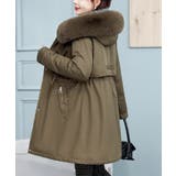 レディース ミドル丈あったかアウター ヨーク付きコート | SUNSHINE CLOSET | 詳細画像13 