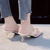 クリアサンダル スクエアトゥ ミュール | SUNSHINE CLOSET | 詳細画像12 