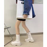 レースアップミドルブーツ ストームブーツ | ANGELCLOSET | 詳細画像11